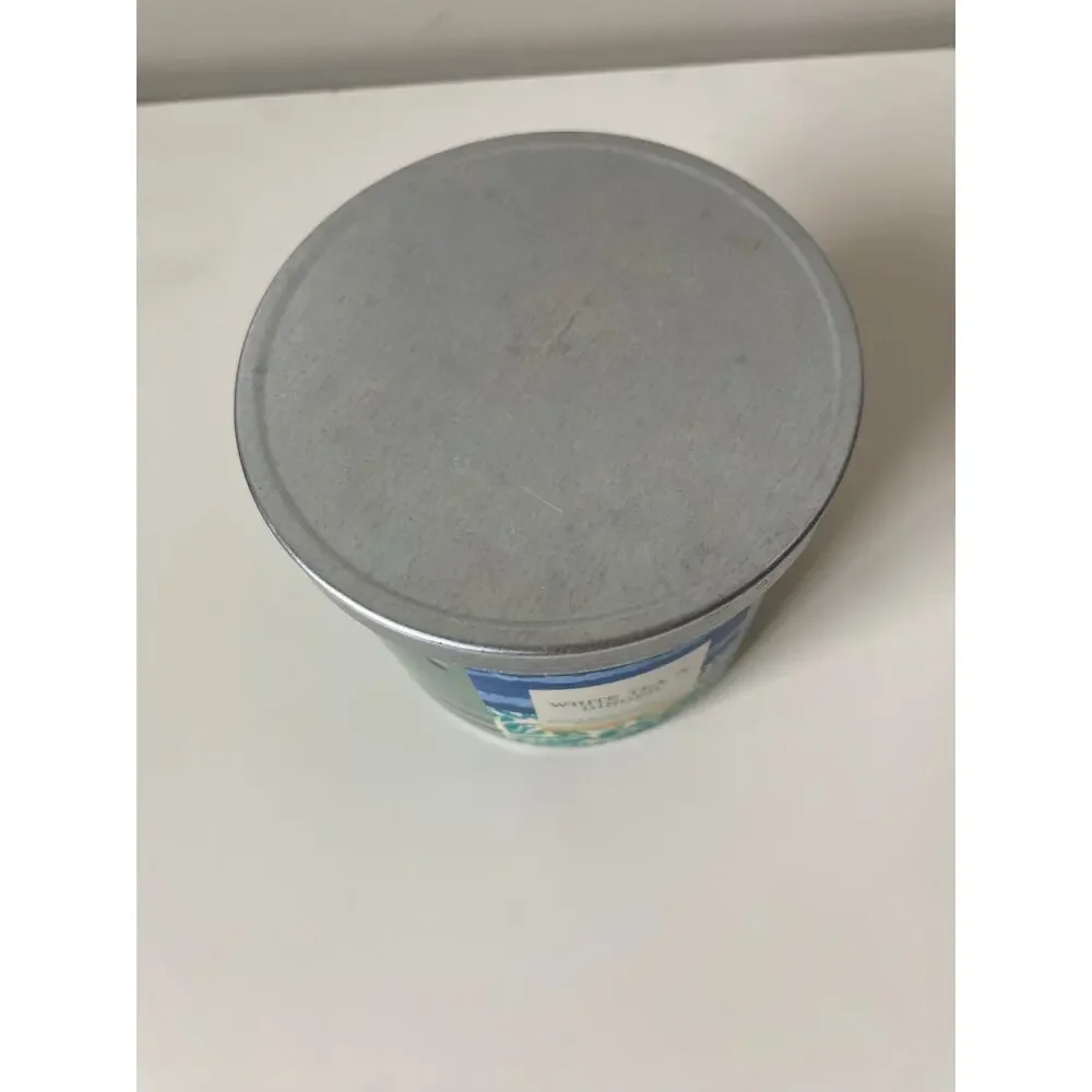 Bath and Body Works White Tea & Ginger Large 3 Wick Scented Candle- 14.5oz - Picture 2 of 4